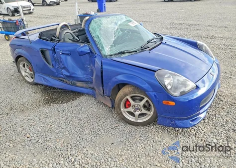 2002 Toyota Mr2 Spyder Base z USA, uszkodzony, nr VIN JTDFR320020043853
